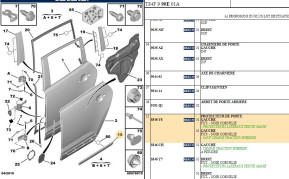 Left rear door protector