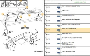 Engine hood gasket