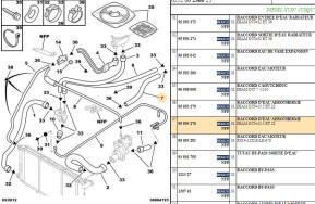 Raccord arrivee chauffage