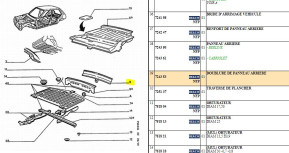 Doublure de panneau arriere