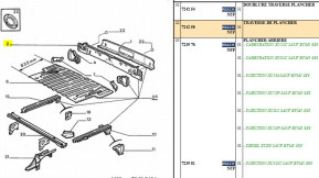 Rear floor crossover