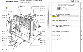 Buse de ventilateur de moteur