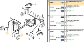 Front brake hose