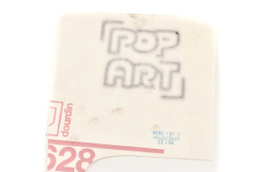 Left monogram “pop art”