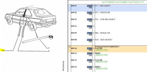 Left frame trim