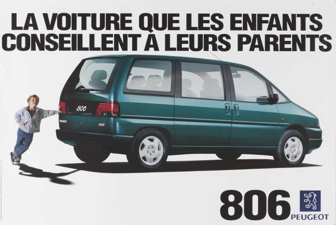 Affiche 806 voiture des...