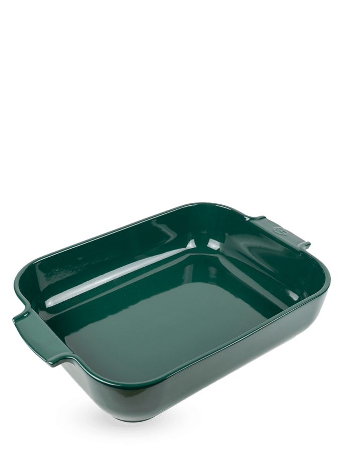 Plat rectangle 40cm vert foret