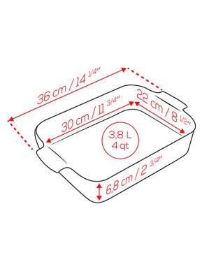 Plat rectangle 36cm vert foret