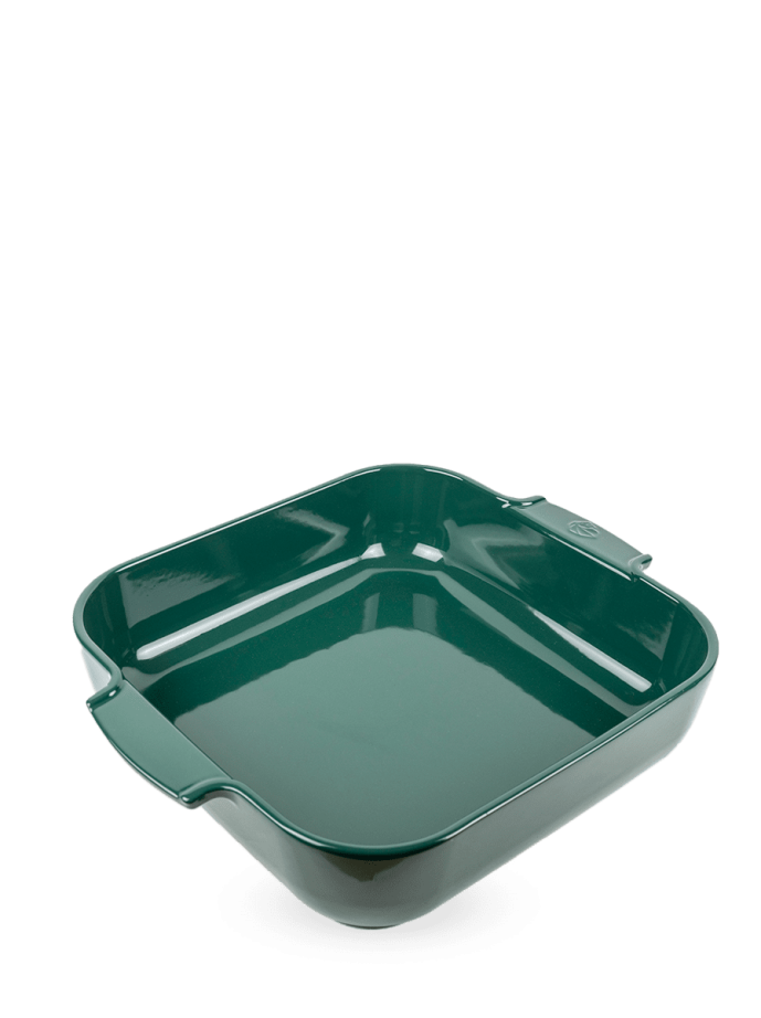 Square dish 36 cm forest green