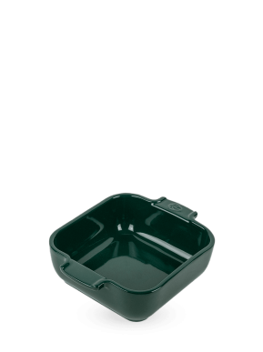 Plat carre 18cm vert foret