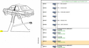 Right frame trim