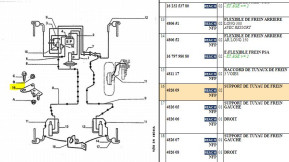 Brake hose support