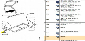 Rear right shelf bearing