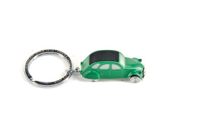 Porte-cles 2cv 3d vert