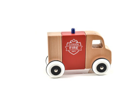 Magnetic wooden truck citrÖen pomp poli