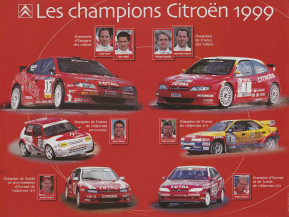 Poster the citroen champions 1999