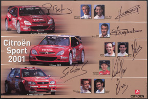 Affiche equipe citroen sport 2001