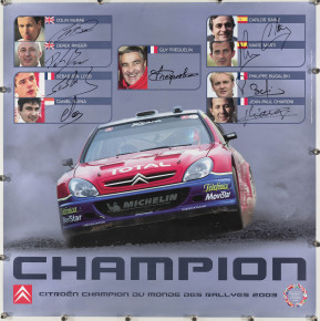 Poster xsara champion monde rallye 2003