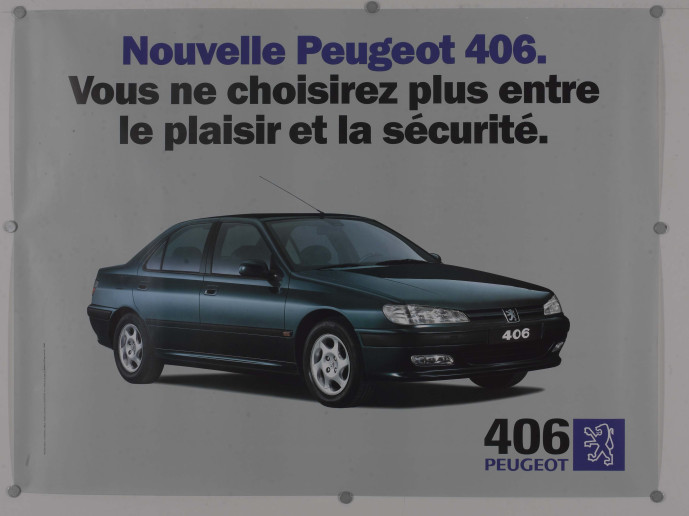 Affiche 406 verte plaisir...