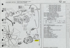 Disengable fan pulley