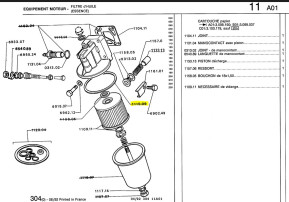 Oil filter gasket