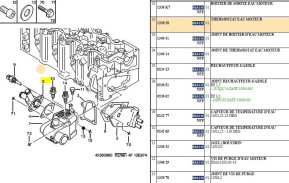 Engine water thermostat