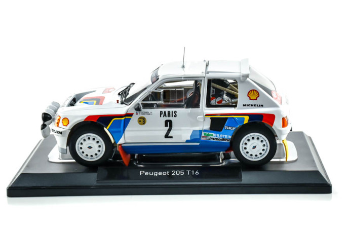 1/18 205 t16 rallye monte...