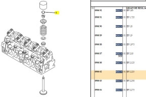 Grain valve adjustment thickness 2.225