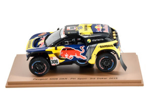 1/43 3008 dkr n°306 2019 loeb/elena