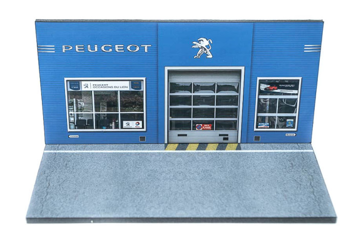 Diorama 3 inch peugeot garage