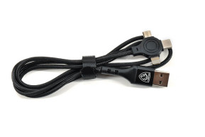 Cable chargeur 3 connectiques peugeot