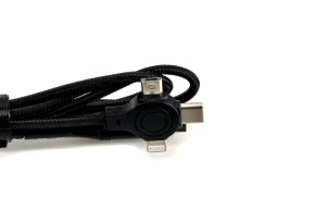 Cable chargeur 3 connectiques peugeot