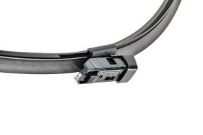 Left flat window wiper blade