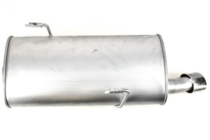 Rear exhaust muffler