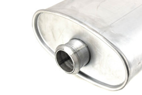 Rear exhaust muffler