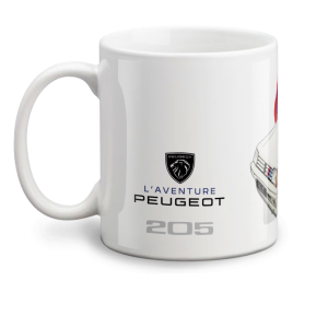 Mug 205 rallye avec logo pts