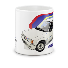 Mug 205 rallye avec logo pts