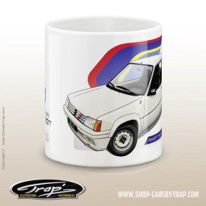 Mug 205 rallye avec logo pts