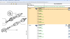 Transmission neuve gauche