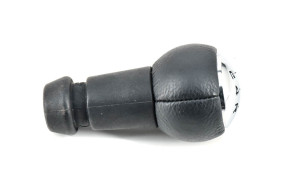 Leather gear lever knob