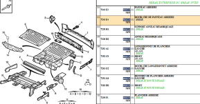 Rear panel liner