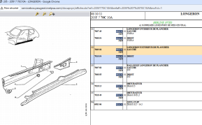 Longeron exterieur de plancher gauche