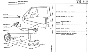 Rear bumper frame