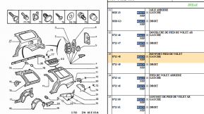 Rear left flap foot gusset