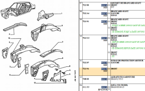 Right engine protection screen