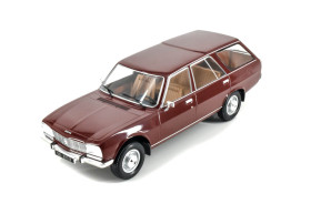 1/18 504 break rouge fonce - model car