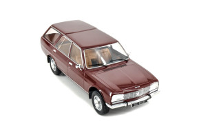 1/18 504 station wagon dark red