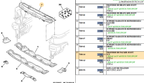 Upper front crossover