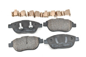 Set of 4 front brake pads