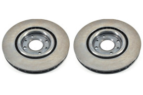 Kit 2 front ventilated discs